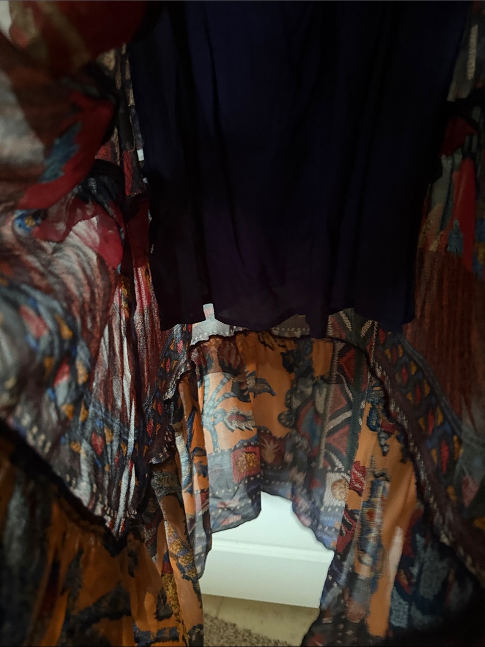 Farm Rio Anika Tapestry Blue Maxi Dress - Picture 8 of 8